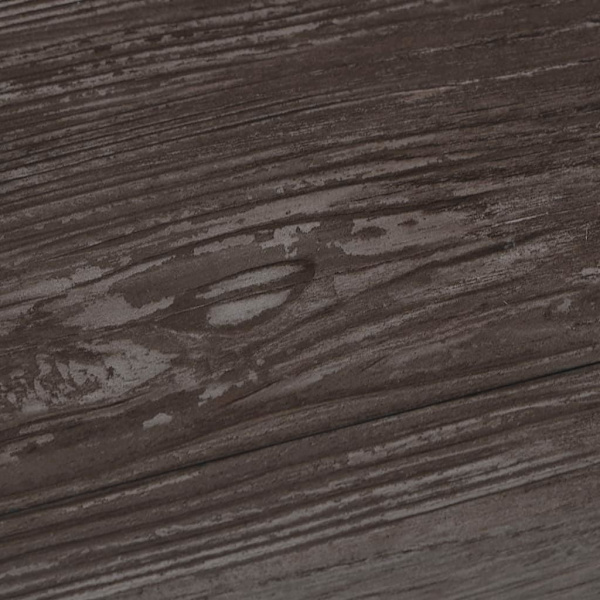 vidaXL Självhäftande PVC-golvplankor 5,21 m² 2 mm randigt trä Brun