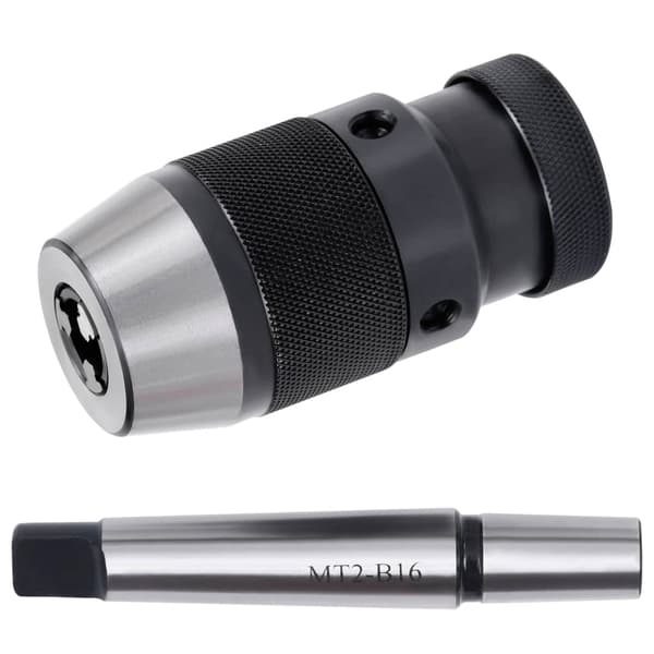 vidaXL Snabbchuck MT2-B16 med 13 mm spännvidd 1-13B16 Silver