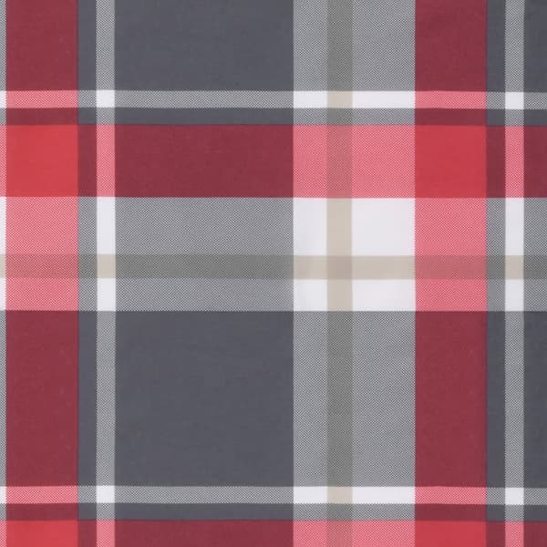 vidaXL Solsängsdynor Oxford tyg (100% polyester) Rödrutigt Mönster multifärg