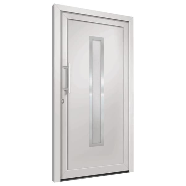 vidaXL Ytterdörr vit 88x200 cm Vit