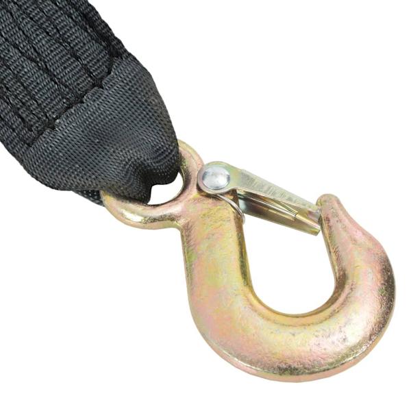 vidaXL Handvinsch med rem 540 kg Silver