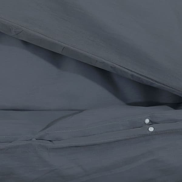 vidaXL Bäddset antracit 140x200 cm lätt mikrofiber Antracit