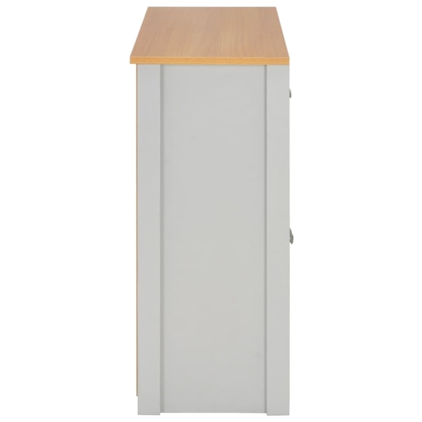 vidaXL Skänk grå 112x35x81 cm grå