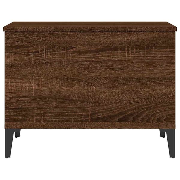 vidaXL Soffbord brun ek 60x44,5x45 cm konstruerat trä Brun