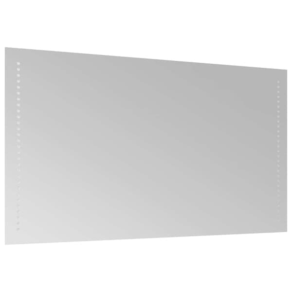 vidaXL Badrumsspegel LED 90x50 cm Transparent