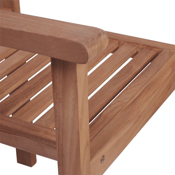 vidaXL Stapelbara trädgårdsstolar med dynor 6 st massiv teak Creme