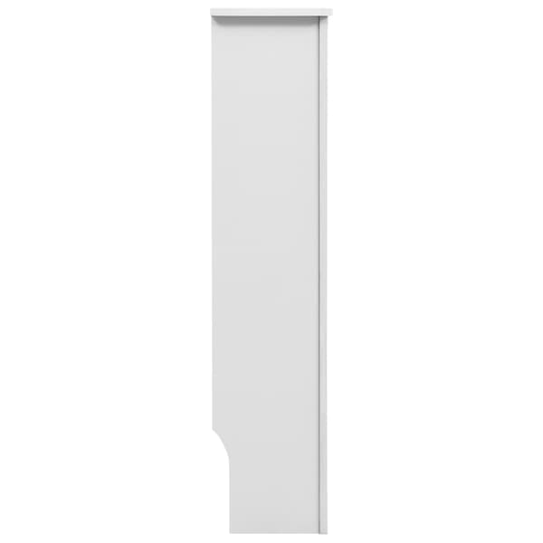 vidaXL Elementskydd vit 112x19x81,5 cm MDF Vit