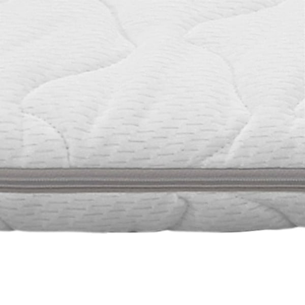 vidaXL Bäddmadrass 100x200 cm viskoelastiskt minnesskum 6 cm Vit