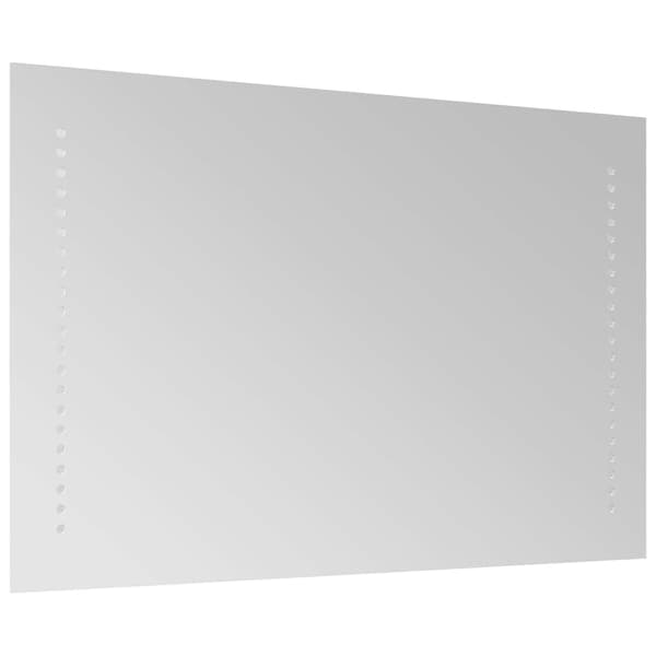 vidaXL Badrumsspegel LED 70x40 cm Transparent