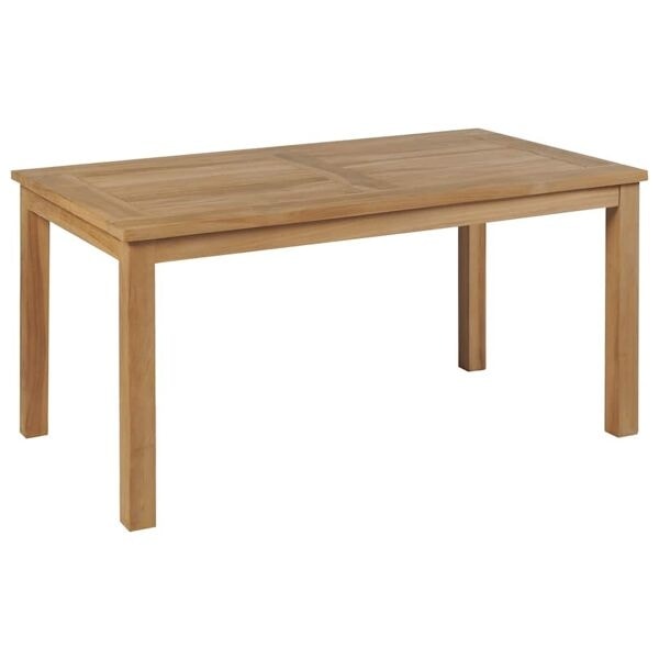 vidaXL Soffbord teak 90x50x45 cm Brun