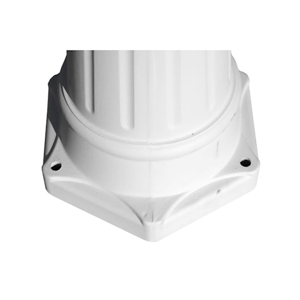 vidaXL Utebelysning Kingston 3-armad 215 cm Vit Vit
