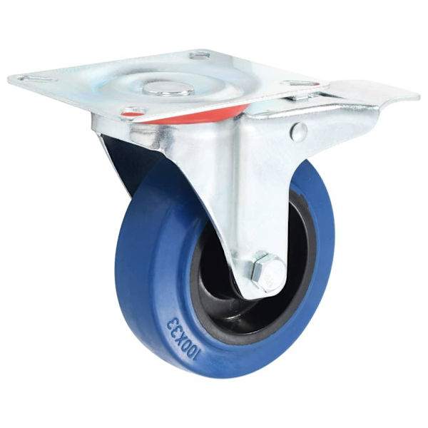 vidaXL Hjul 8 st 100 mm