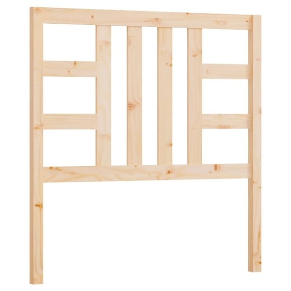 vidaXL Sänggavel 106x4x100 cm massiv furu Brun
