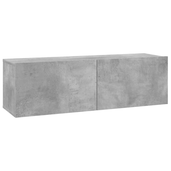 vidaXL TV-bänk betonggrå 100x30x30 cm konstruerat trä grå