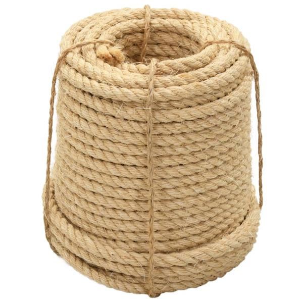 vidaXL Rep 100% sisal 14 mm 50 m