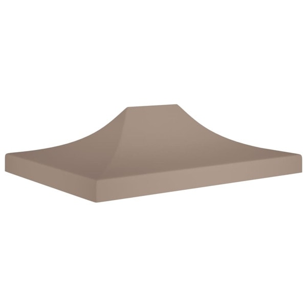 vidaXL Tak till partytält 4,5x3 m taupe 270 g/m² Taupe