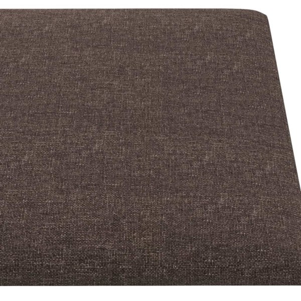 vidaXL Väggpaneler 12 st taupe 30x15 cm tyg 0,54 m² Taupe