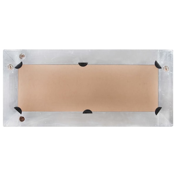 vidaXL Spegel 110x50 cm metall Silver