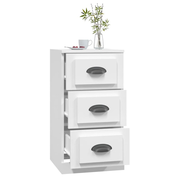 vidaXL Byrå vit 36x35,5x67,5 cm konstruerat trä Vit