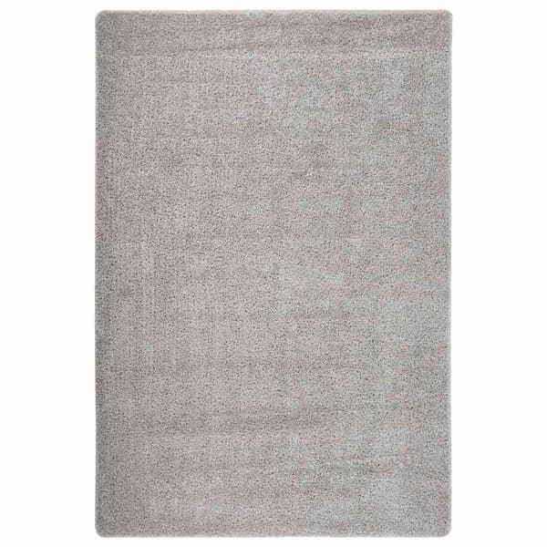 vidaXL Matta ljusgrå 140x200 cm halkfri grå