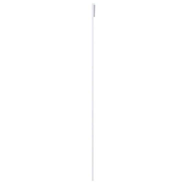 vidaXL Skjutdörr frostat ESG-glas och aluminium 76x205 cm vit Vit