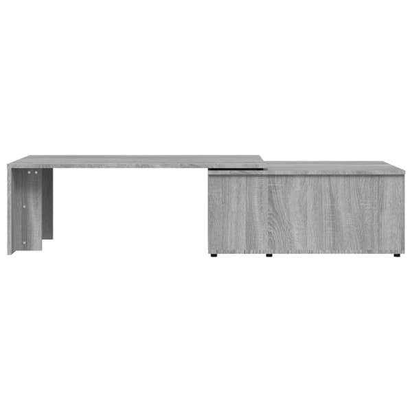vidaXL Soffbord grå sonoma 150x50x35 cm konstruerat trä Grå