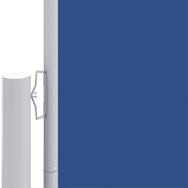 vidaXL Infällbar sidomarkis 220x1200 cm blå Blå