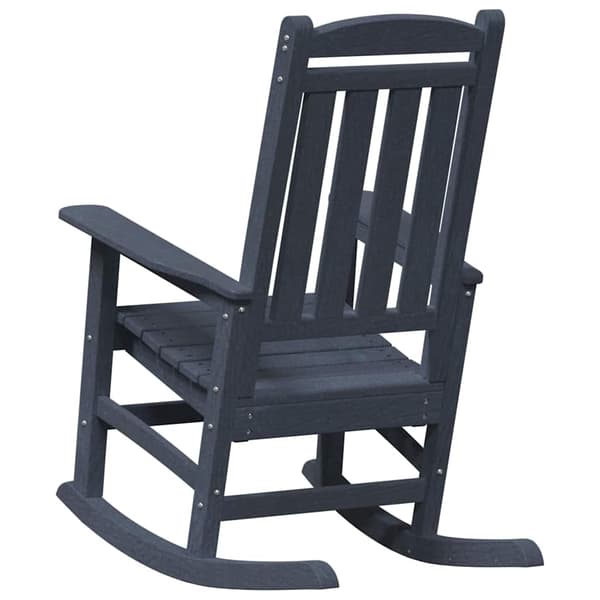 vidaXL Gungstol 2 pcs Marinblå 92 x 70 x 108 cm polyeten Marinblå