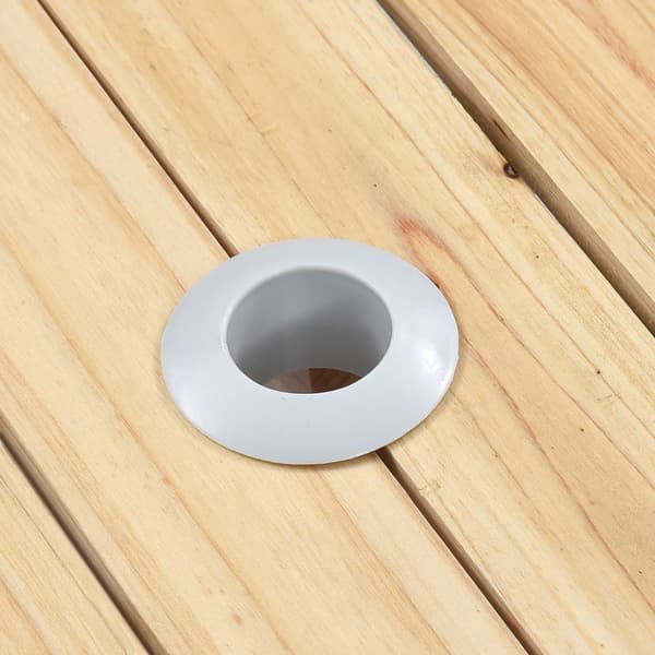 vidaXL Hopfällbart campingbord med 4 sitsar stål aluminium Silver
