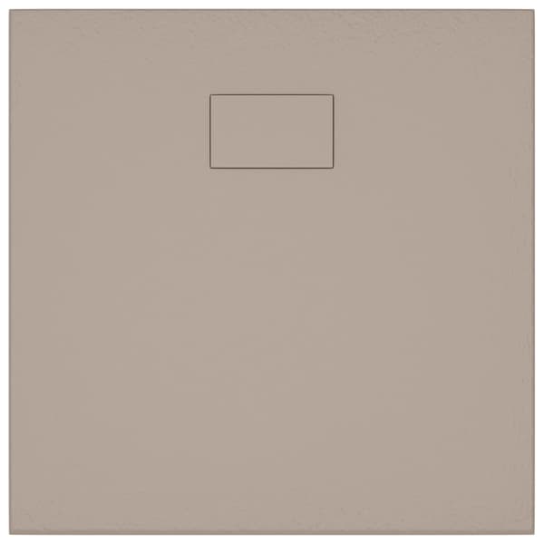 vidaXL Duschkar SMC brun 90x90 cm Brun