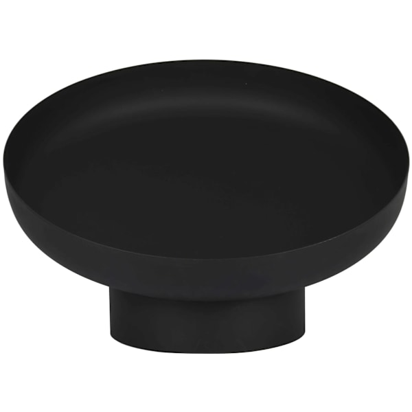 Esschert Design Eldfat lutande stål svart FF402 Svart
