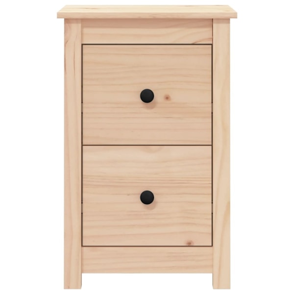 vidaXL Sängbord 40x35x61,5 cm massiv furu Brun