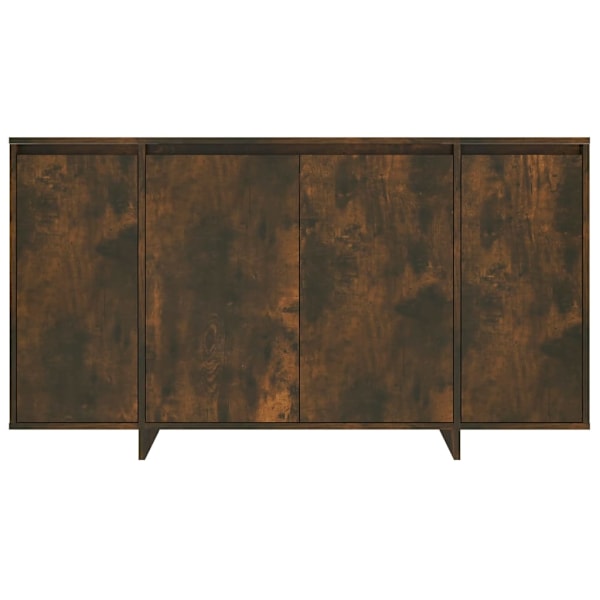 vidaXL Skänk rökfärgad ek 135x41x75 cm konstruerat trä Brun