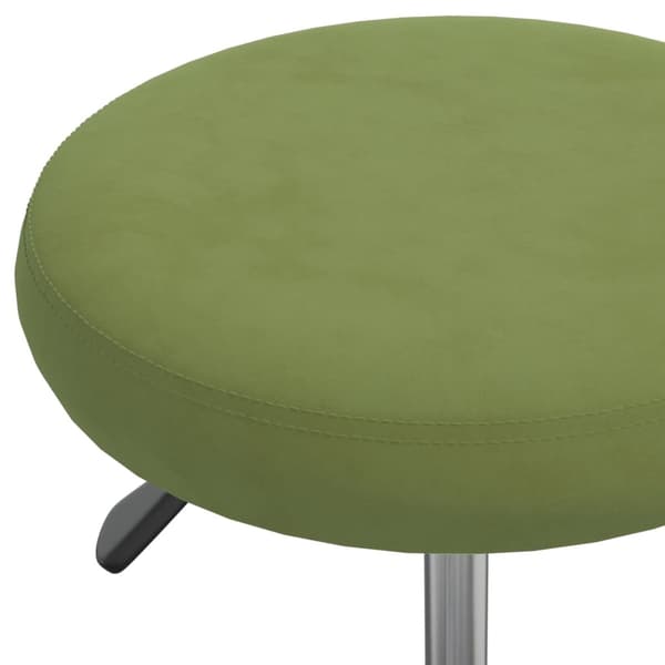 vidaXL Massagepall ljusgrön sammet Grön