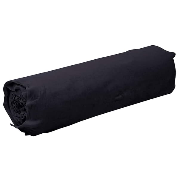 vidaXL Ogräsduk 1x10 m polyesterfiber svart Svart