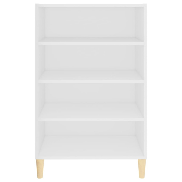 vidaXL Skänk vit 57x35x90 cm spånskiva Vit