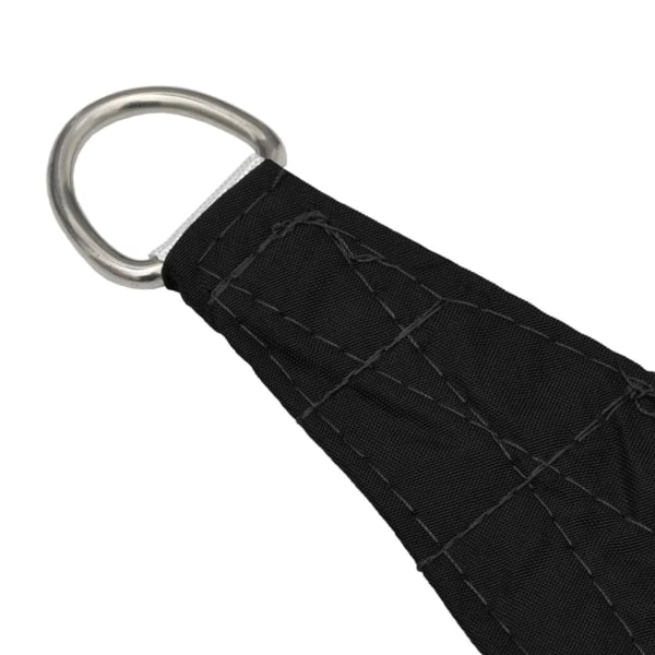 vidaXL Solsegel oxfordtyg trekantigt 3,6x3,6x3,6 m svart Svart