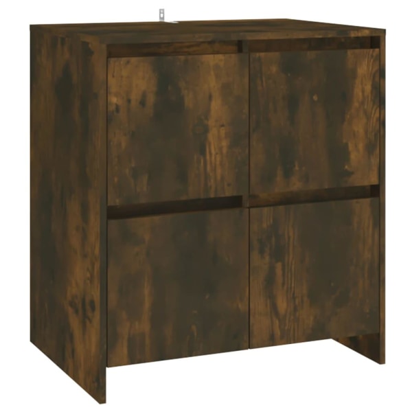 vidaXL Skänk rökig ek 70x41x75 cm spånskiva Brun