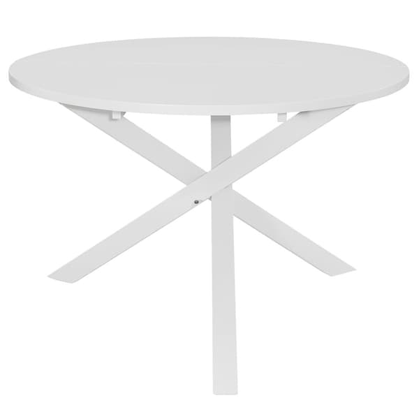 vidaXL Matgrupp 5 delar MDF vit Vit