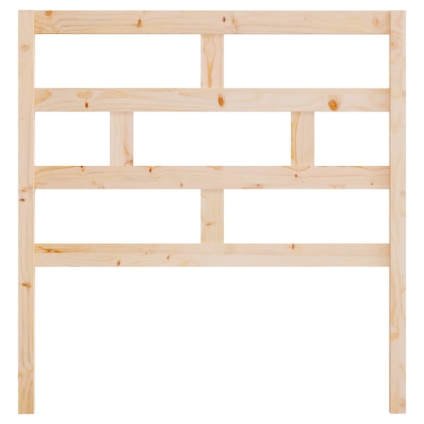 vidaXL Sänggavel 96x4x100 cm massiv furu Brun