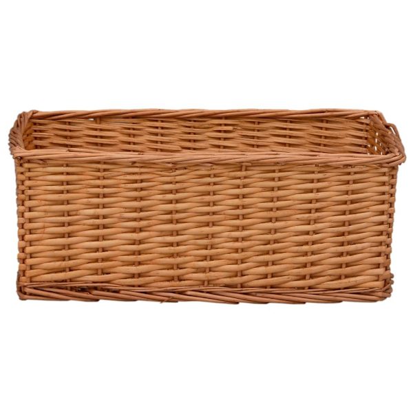 vidaXL Korgar 4 st brun pil Brun