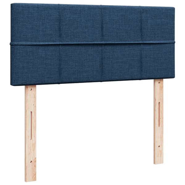vidaXL Ramsäng med madrass blå 120x200 cm tyg Blå