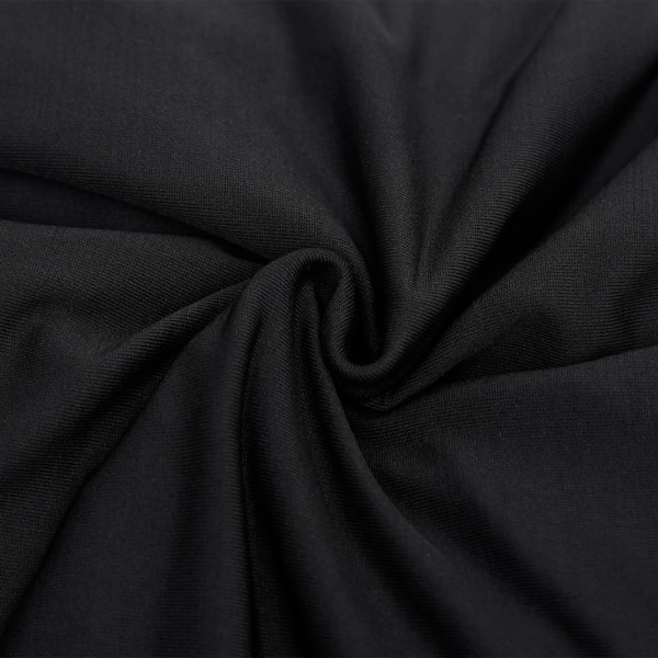 vidaXL Sofföverdrag med stretch svart polyesterjersey Svart