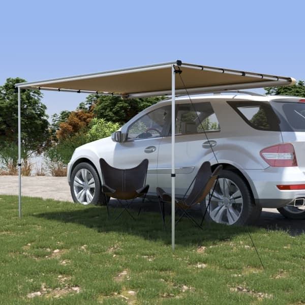 vidaXL Husvagnsmarkis 3x2x2,15 m beige Beige