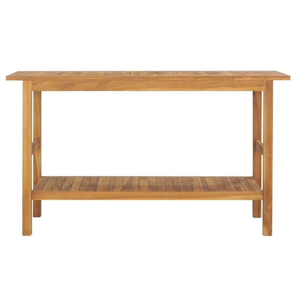 vidaXL Badrumsunderskåp massiv teak 132x45x75 cm Brun