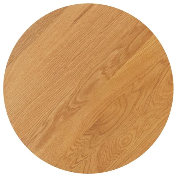 vidaXL Lampbord 40x50 cm massiv ek Brun