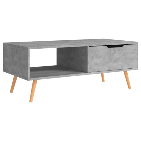 vidaXL Soffbord grå 100x49,5x43 cm spånskiva grå