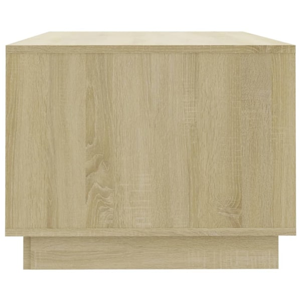 vidaXL Soffbord sonoma-ek 102x55x43 cm konstruerat trä Brun
