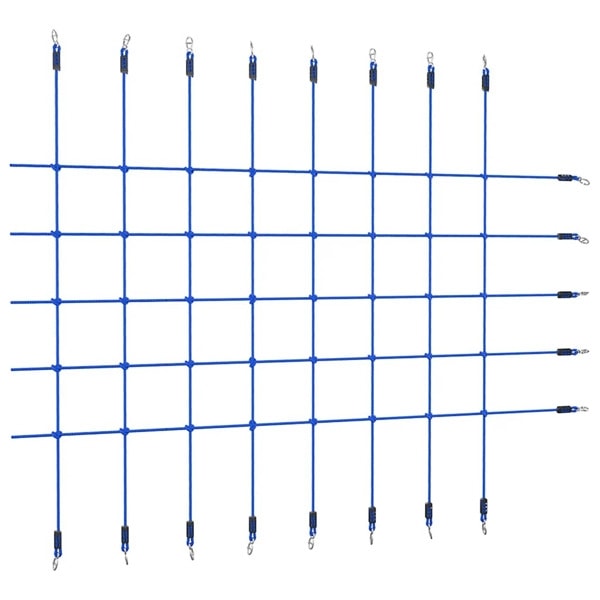 vidaXL Klätternät 200x150 cm blå Blå