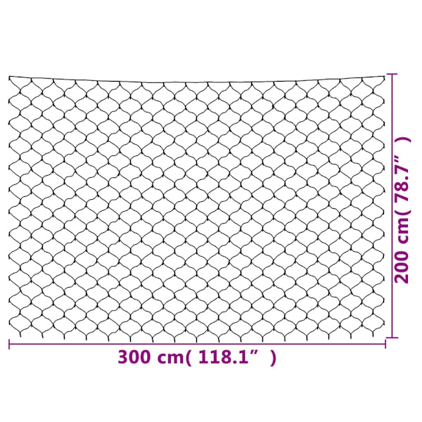 vidaXL Ljusnät flerfärgad 3x2 m 204 LED inne/ute multifärg